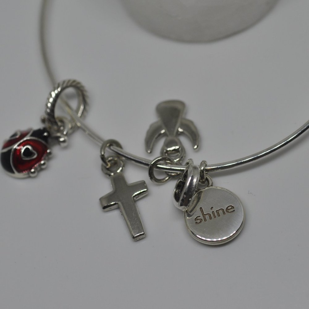 Cute Bangle Charm Bracelet